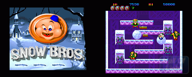 Snow Bros Screenshot